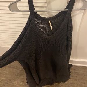 Free People Open Shoulder Sweater